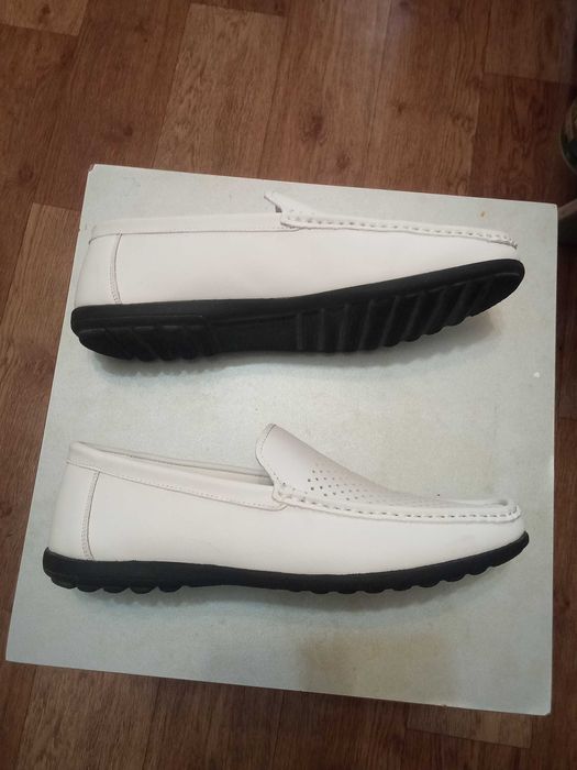 Туфли летние белые