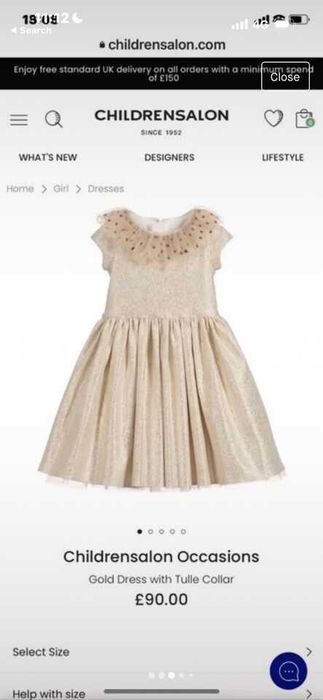 рокля от Children salon р.128