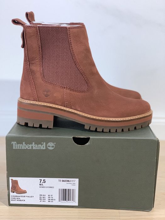 Timberland ghete Courmayeur Valley Chelsea rust nubuck