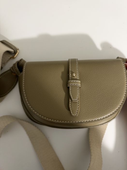 Сумка ZARA , кожаная , на плечо