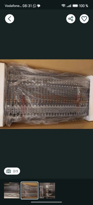 Mixer audio  Behringer EURODESK SX3242FX