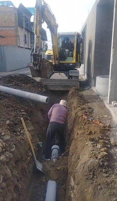 Монтаж  выгребный яма и септик канализация , водопровод сантехника