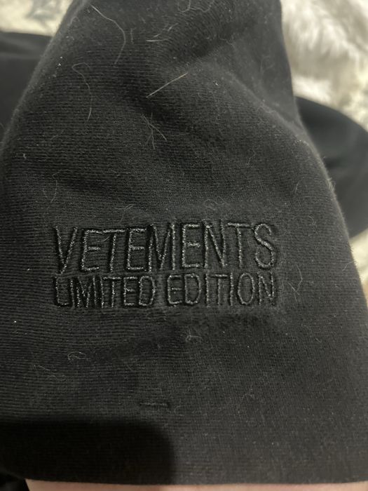 vetements hoodie