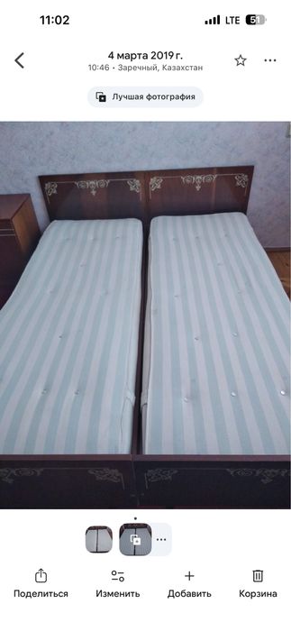 Продам кровать с матрасом