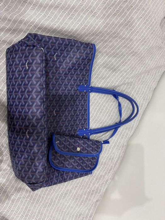 Дамска чанта Goyard Saint Louis PM – Синя