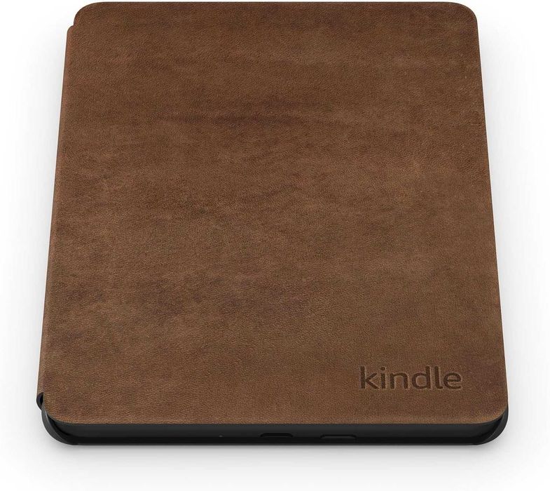 Премиальный кожаный чехол для Kindle Paperwhite/Colorsoft(Walnut/Ruby)