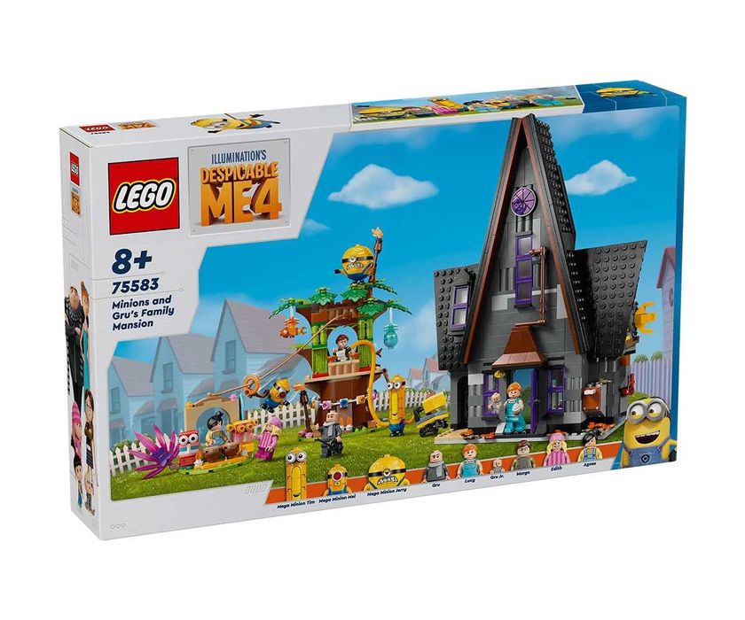 LEGO Despicable Me 4 75583 - Minions and Gru's Family Mansion
