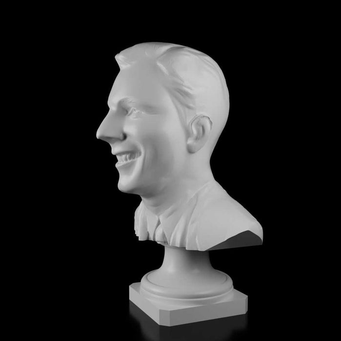 Bust 3D Personalizat (Portret) la Comandă  Serviciu Imprimare 3D 15 cm