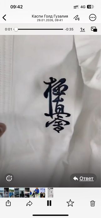 Кимоно для каратэ кикушинкай. Ичигеки