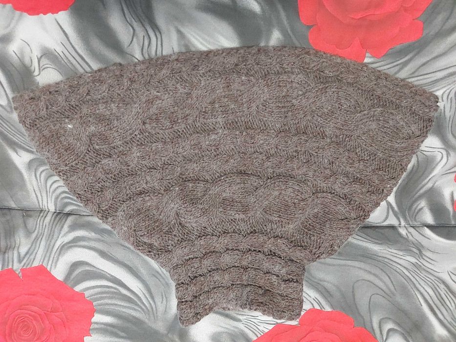 Машинно плетен шал