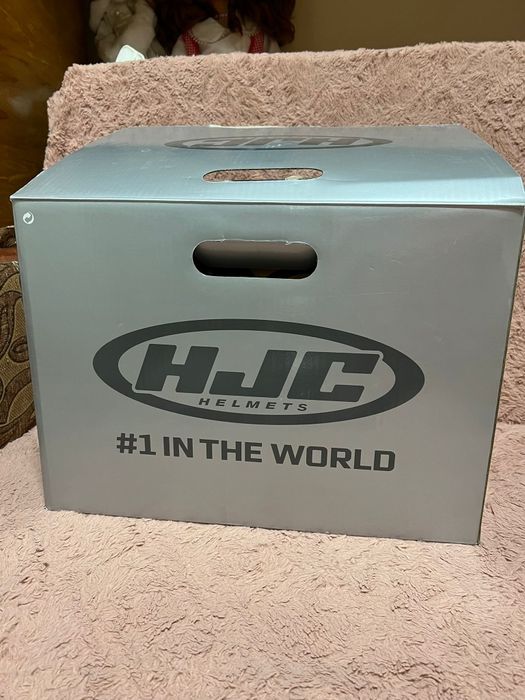 Cască moto HJC + mănuși moto Rev’it Caliber (noi, nefolosite)