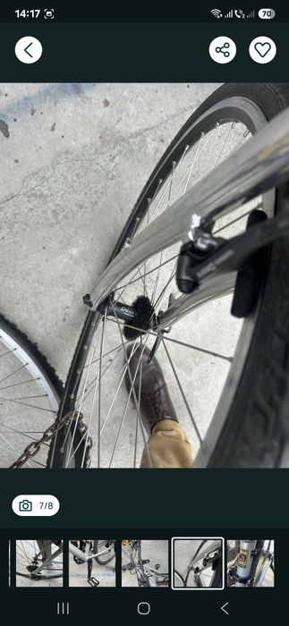 Bicicleta extraușoară(12 kg) aluminiu full Shimano DEORE Germania