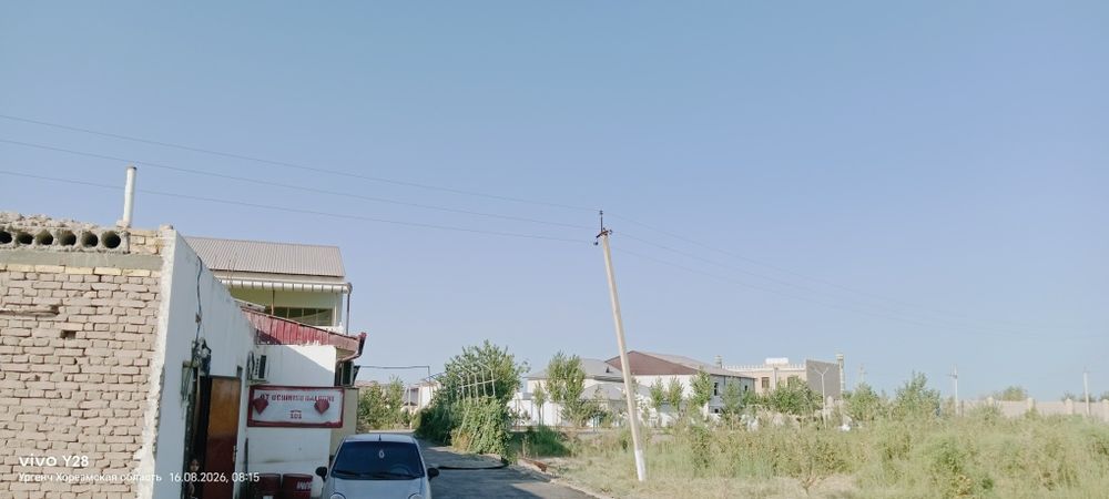 Joy oʻrni sotiladi 60kv cholish yoʻli janat minor yoni gaz suv bor