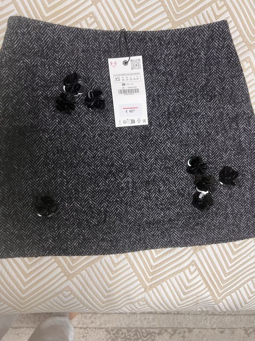 Юбка мини бренд Zara