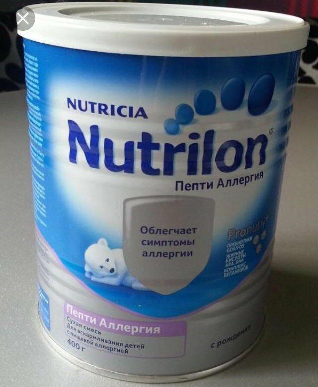 Nutricia Nutrilon Пепти Аллергия с пребиотиками детская молочная смесь 400 гр. 806275