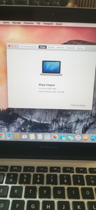 Macbook Pro 2012  i5  12 GB ram 500 GB Hdd
