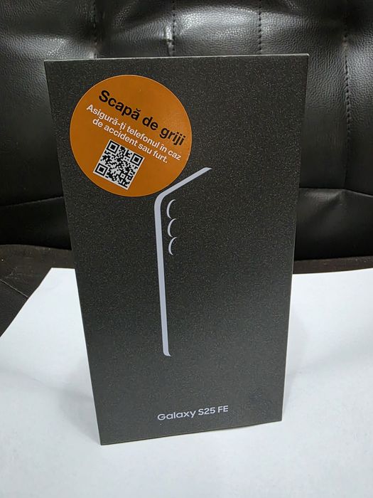 Samsung Galaxy S25FE 5G Black 256GB 8GB-RAM NOU Liber de retea Full Box