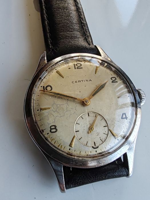 Ceas Certina Anii'40 - Oțel, 36 mm