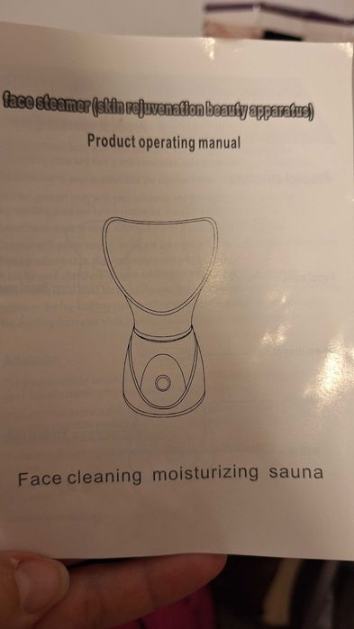 Sauna faciala , aparat terapie cu aburi