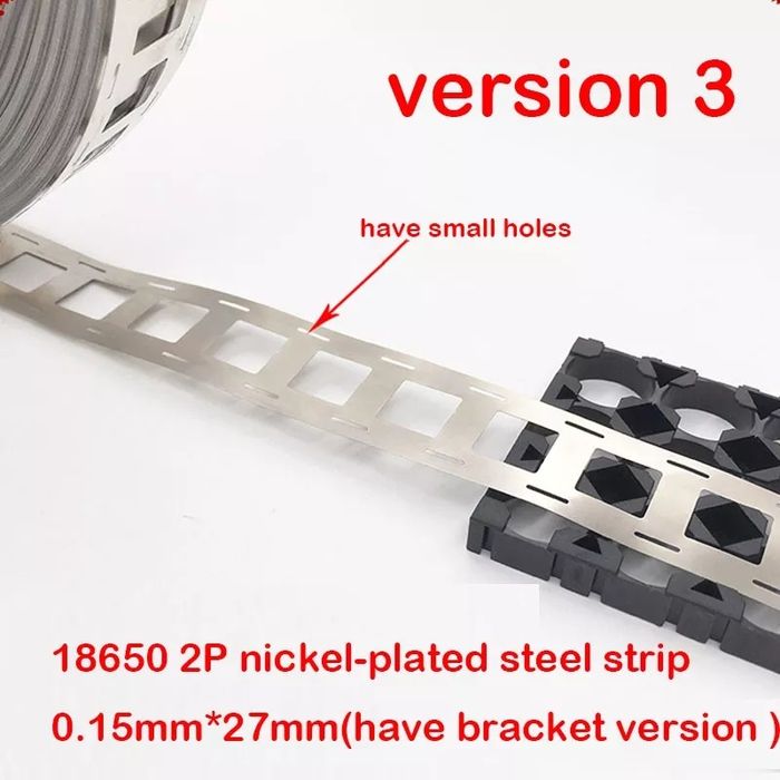 Platbanda nichelata  dubla 2p 0,15mmx0.27mm