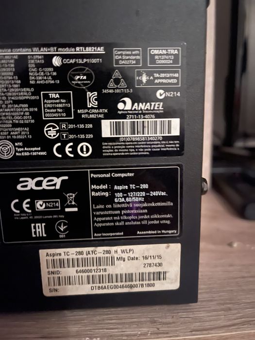 Unitate Acer Aspire
