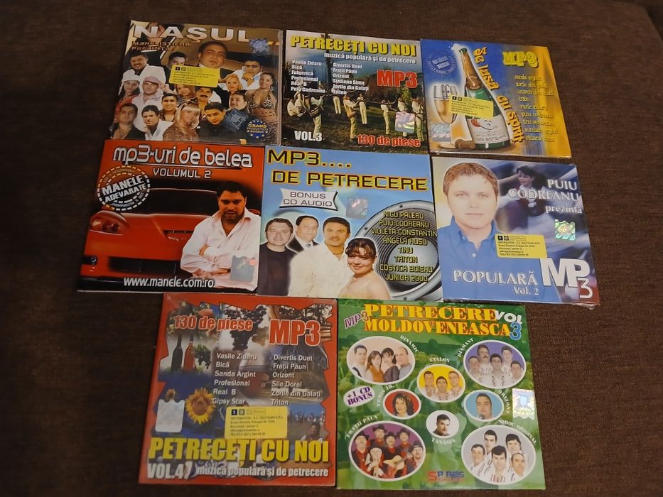 Cd MP3 manele muzică de petreceri și ușoară