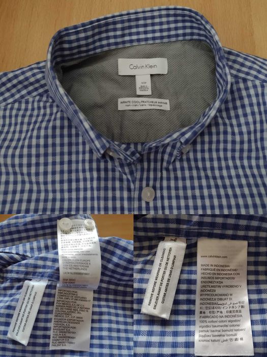 La Martina - L, Boss - M, Gant - M, Calvin Klein -S ризи