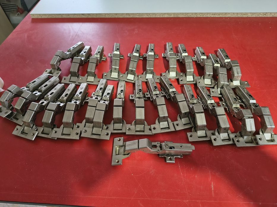 Manere otel inoxidabil+balamale gras pentru perete subtire.