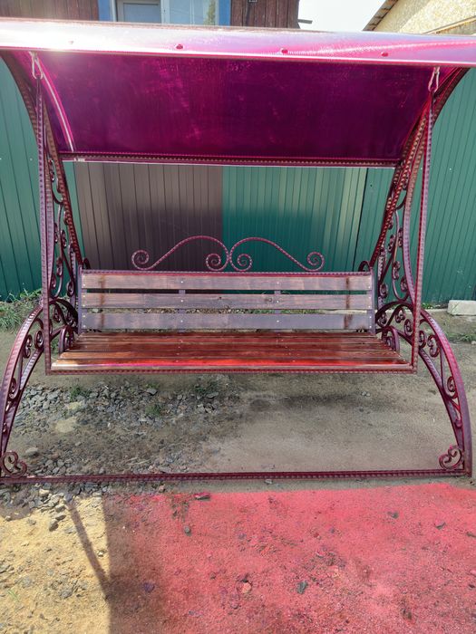 Качели кованые металлические