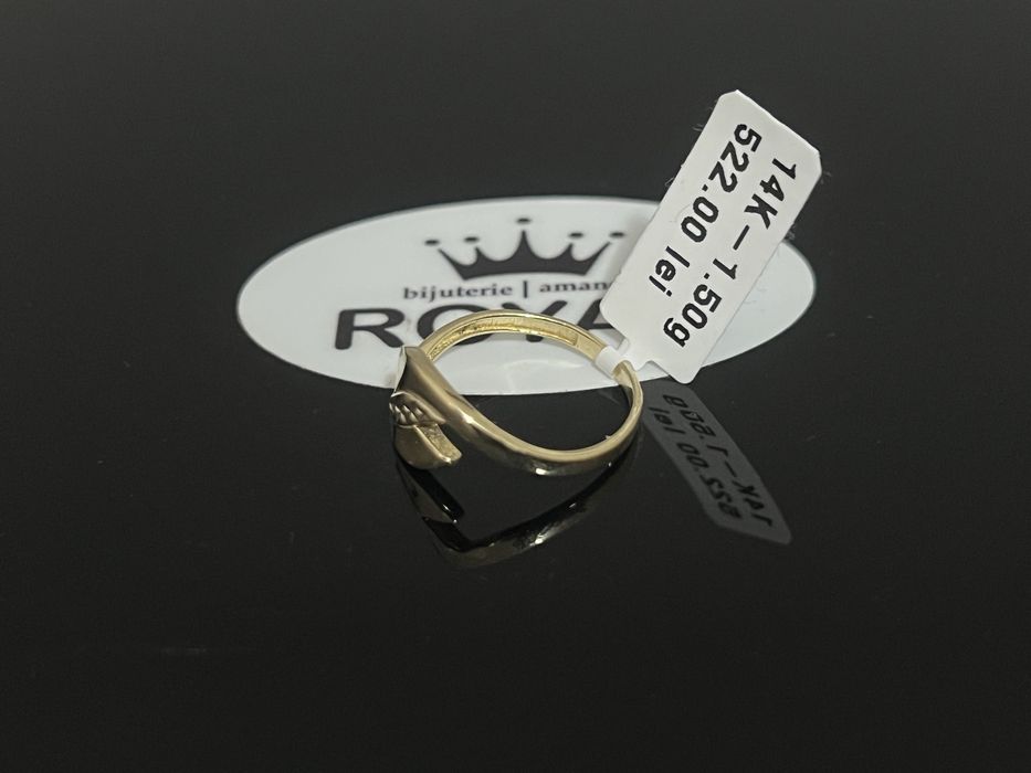 Bijuteria Royal CB : Inel dama aur 14k 1,50gr mărimea 14