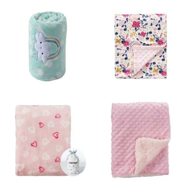 Patura moale,pufoasa pentru patut bebelusi,copii, 100x75cm