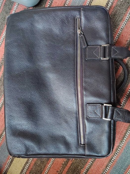 Сумка кожанная и для документов  ноутбука