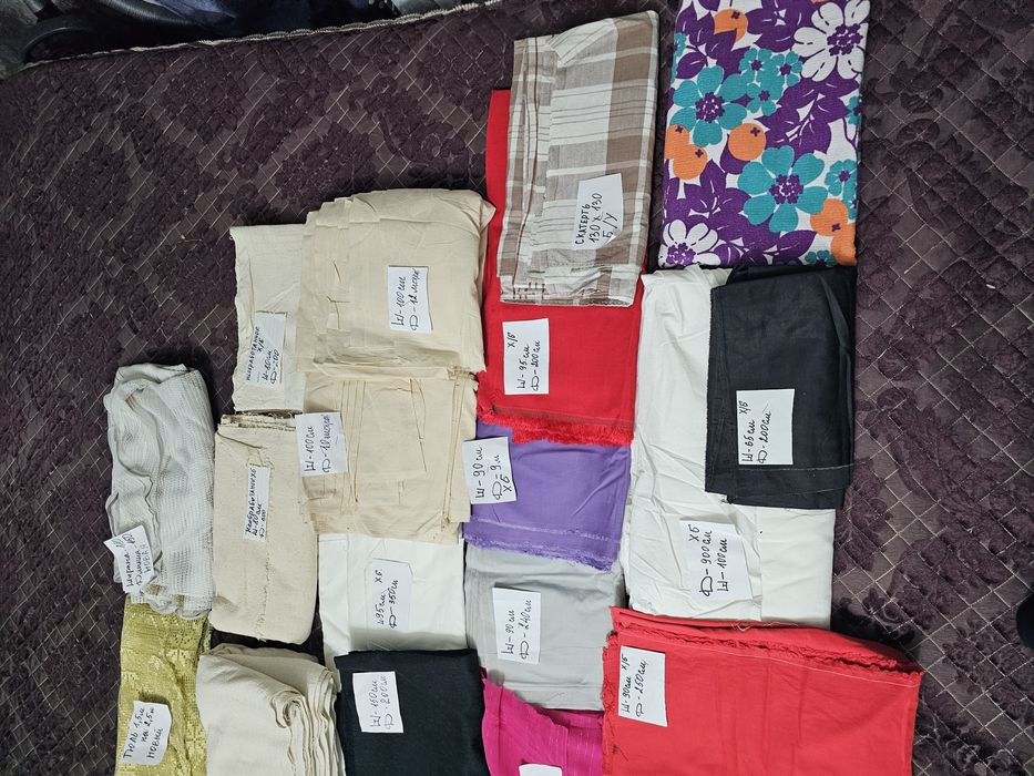 Продам ткани  500 тг за метр