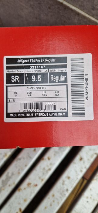 Кънки за лед CCM JETSPEED FT4 Pro, Blacksteel, No. 45