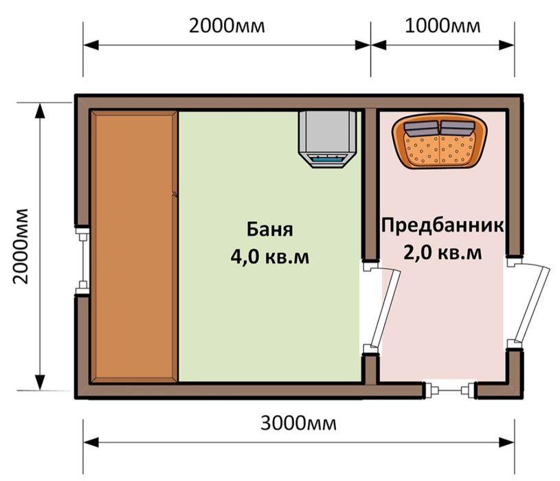 Модульная баня! Для вашего удобства