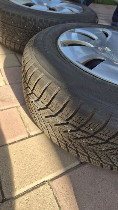 Anvelope Iarna Dunlop 205/60/16 + jante si capace Audi A4
