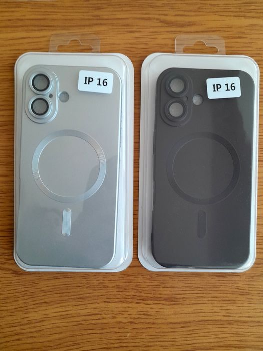 MagSafe кейс със стъклен протектор на камерата за iPhone16,Pro,Pro Max