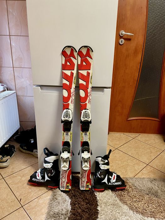 Schiuri copii 100 cm atomic cu clapari atomic