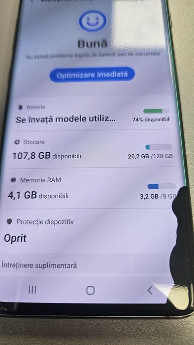 Samsung S10+ plus, pata pe display, 100% funcțional