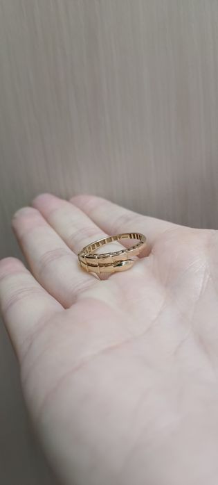 Кольцо 585 проба 18 размер 1.9 грамм
