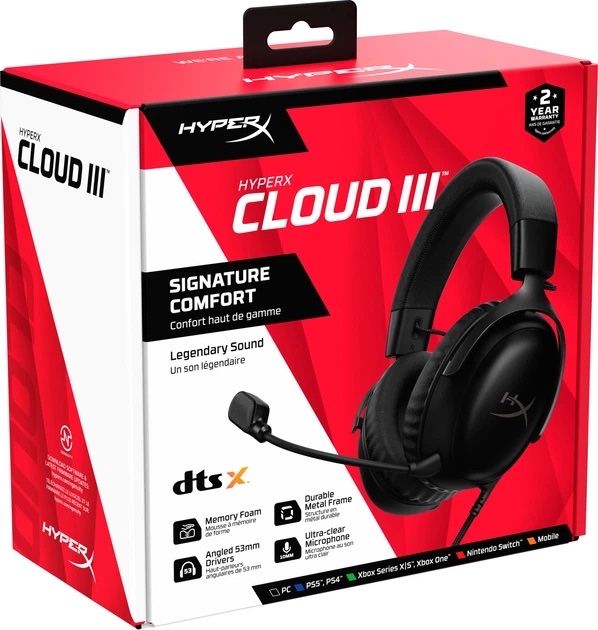 Hyperx cloud 3 black