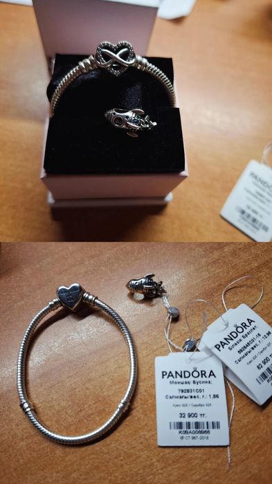 Браслет Pandora с шармом (оригинал)