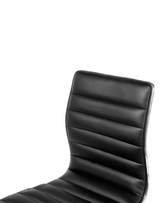 Set 2 scaune de bar din piele ecologică, Beliani