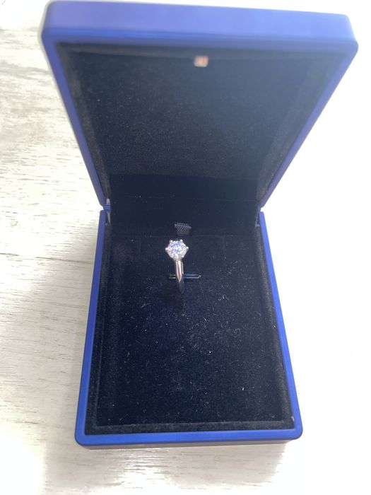 Inel diamant argint 925