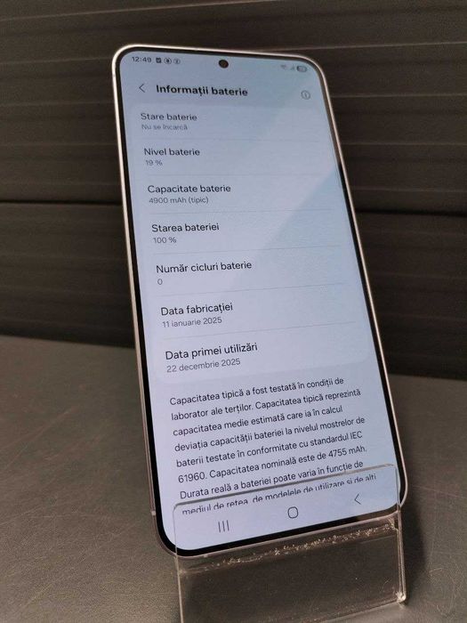 Telefon Samsung Galaxy S25+ 256 GB White - Cod 119181