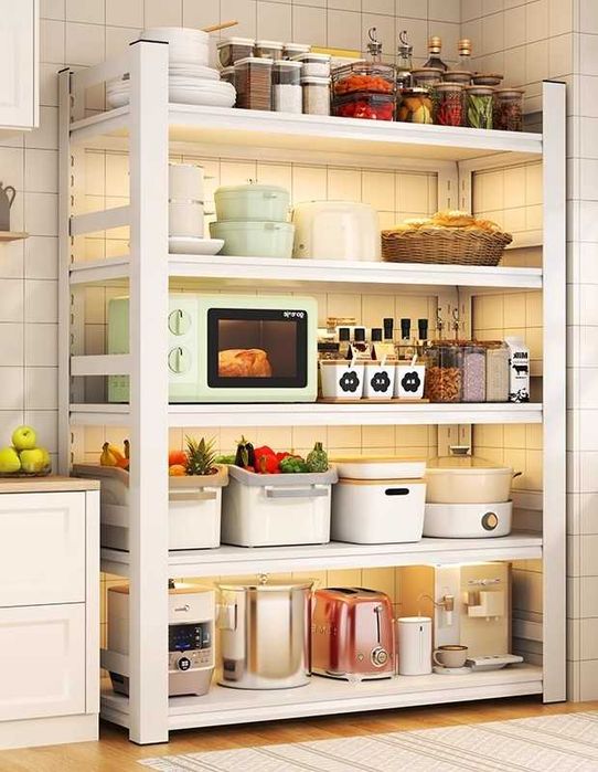 Железная стойка – надежно и удобно/Мощная кухонная полка – Kaidiya