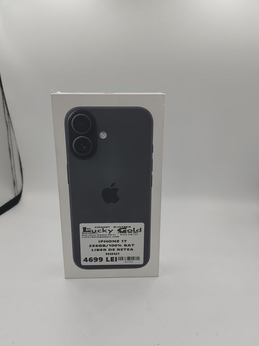 iPhone 17 256gb/100% baterie NOU! Garanție! #51723