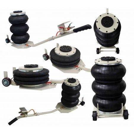 Cric perna aer 3 T.Cric pneumatic inalt de 400mm.Cric vulcanizare NOI