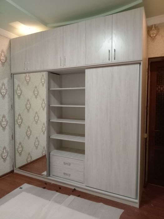 Буюртма буйича прихошка ва шкаф мебеллар ясаб берамиз