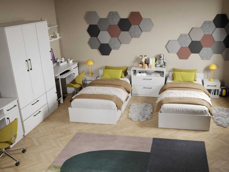 Set Mobila Dormitor Tineret Mihai C22 - Transport Gratuit in 4-10 zile